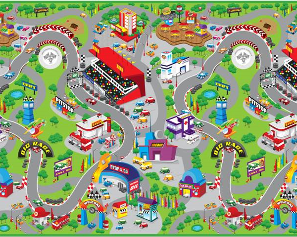 Educakids circuito alfombras Educakids circuito