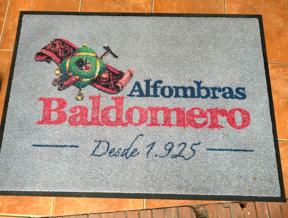 felpudo felpudo con logo
