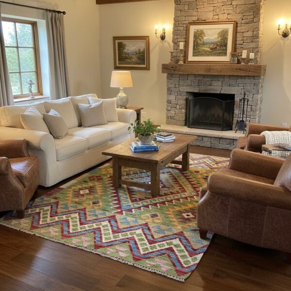 alfombras kilim tejido a mano multi