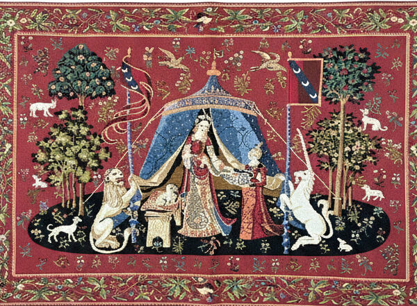 Tapiz dama y unicornio 17645 alfombras Tapiz dama y unicornio 17645