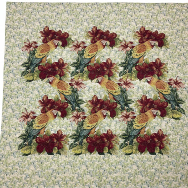 Tapiz loro y flores 6254 alfombras Tapiz loro y flores 6254