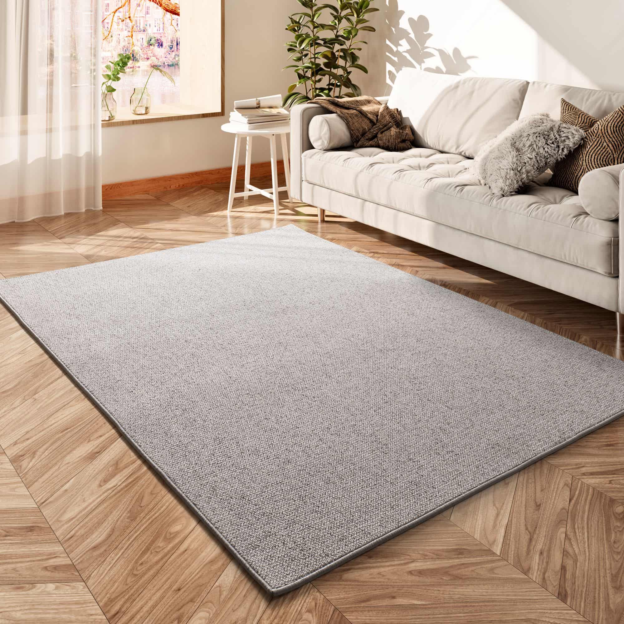 alfombra a medida ambiente modelo count plata