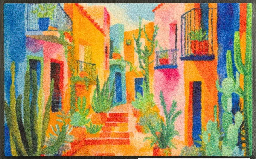 Felpudo casa colores