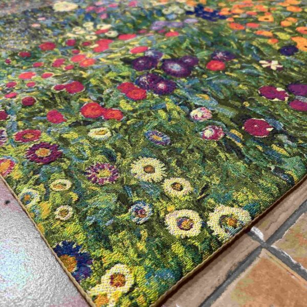 alfombras tapiz jardin de flores- Klimt