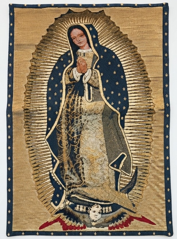 tapiz para colgar virgen de guadalupe